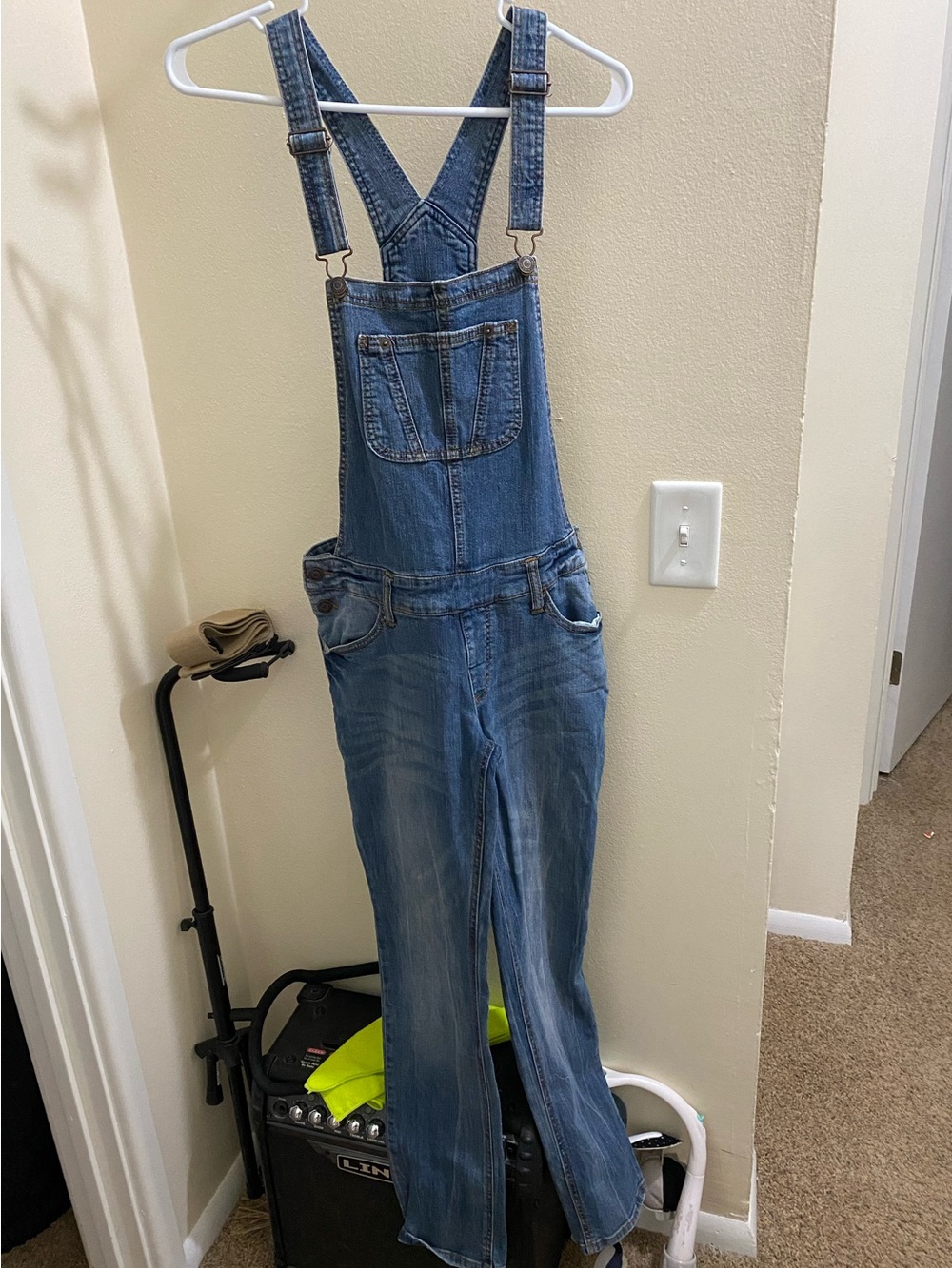 Women's Denim Overalls with Adjustable Straps